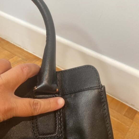 Cole Haan Women Black Genuine Leather Shoulder Crossbody Bag - Picture 8 of 10